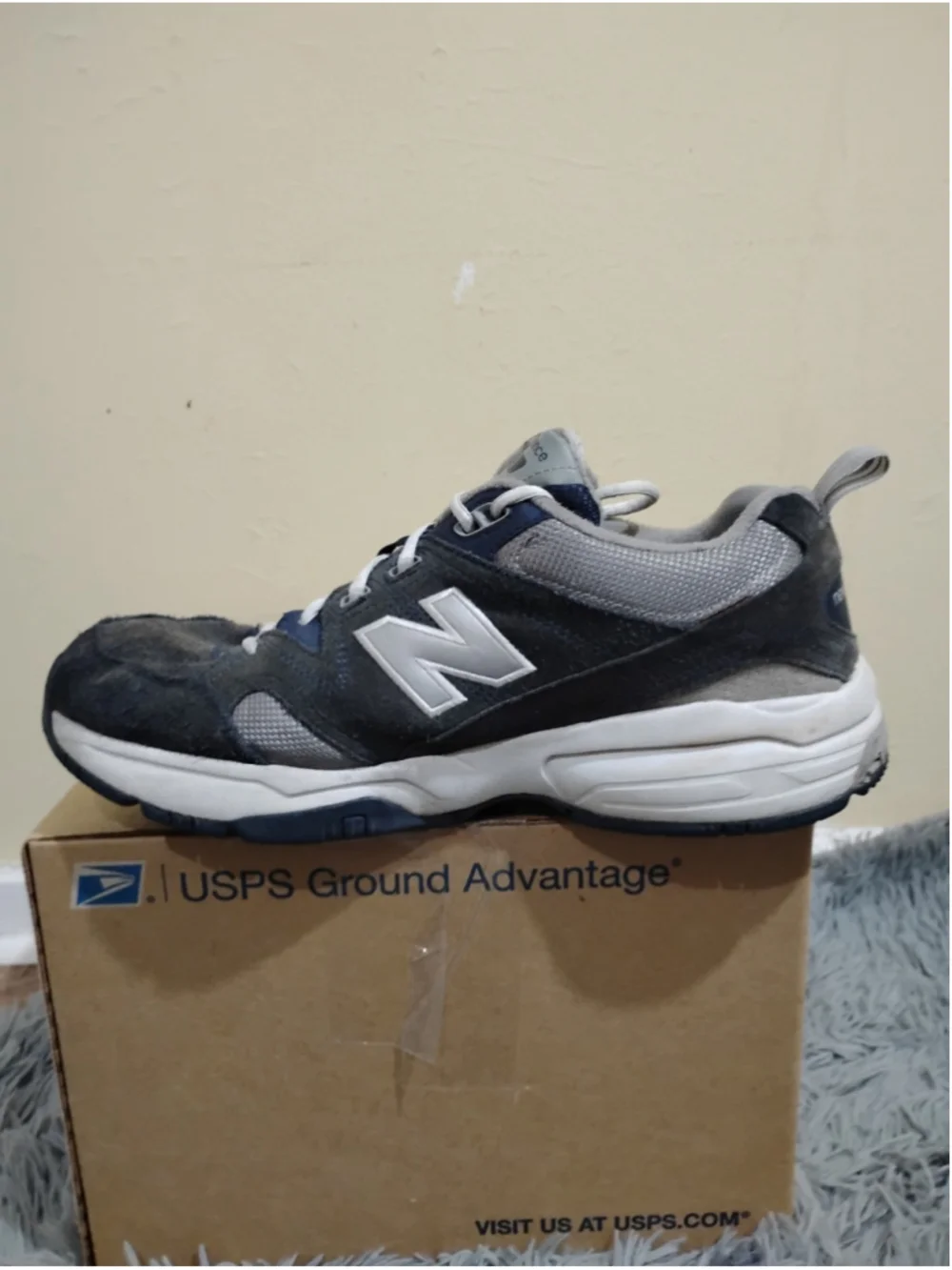 New Balance 609 Mens Size 13 Grey Casual Shoes Sneakers Walking MX609V2N